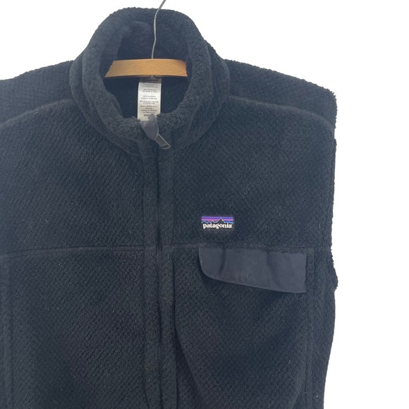 Patagonia Jackets & Blazers - Patagonia Vest Womens XL Re-Tool Polartec Thermal Pro Fleece Black Zip Gorpcore